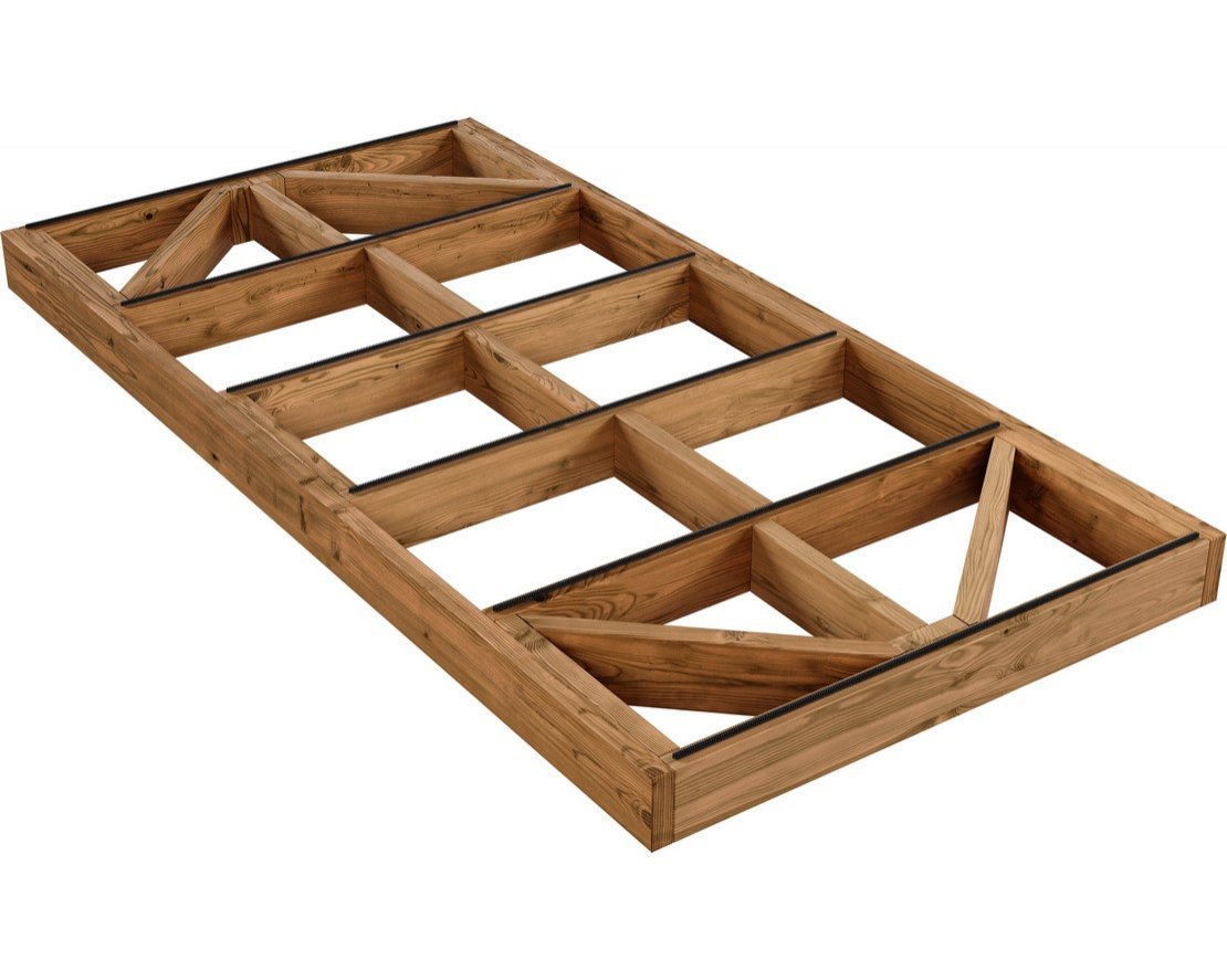 Модульная терраса 2,40х1,20 м (термососна) - вид 2