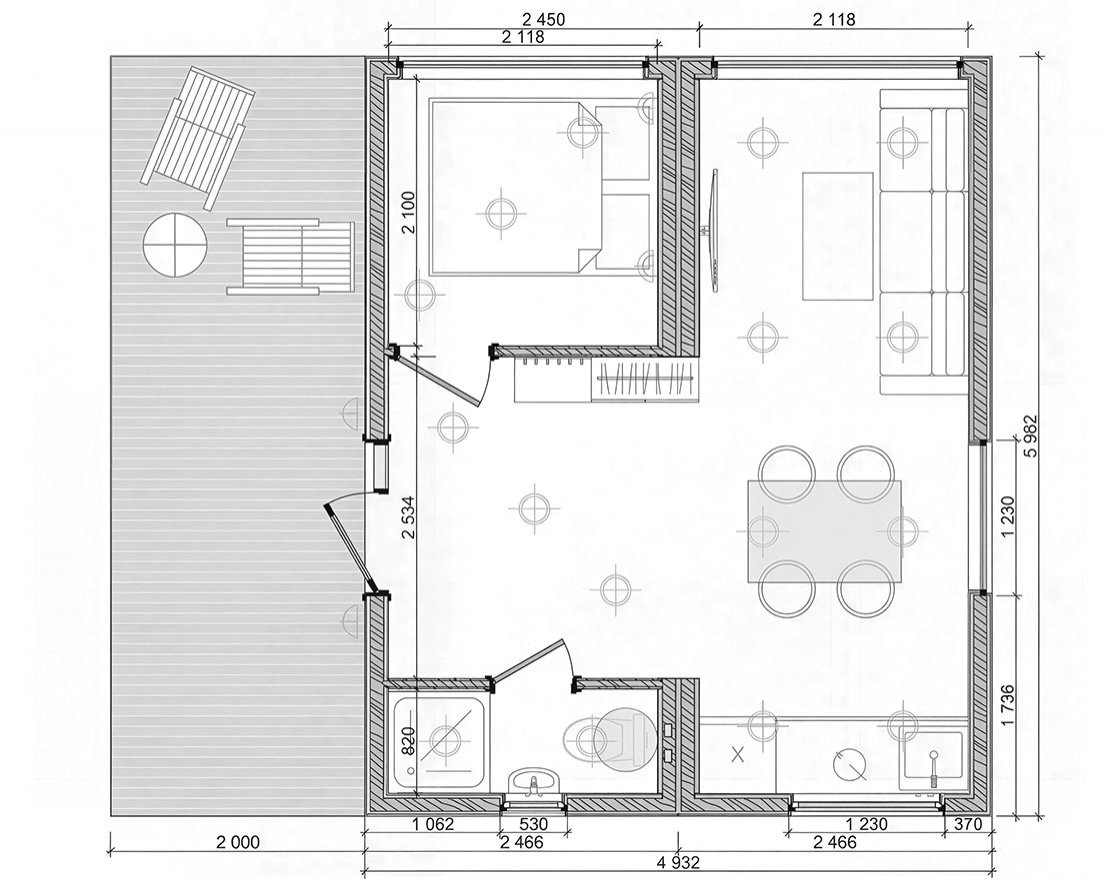 Модульный дом M-Dom 30T «под ключ» - вид 3