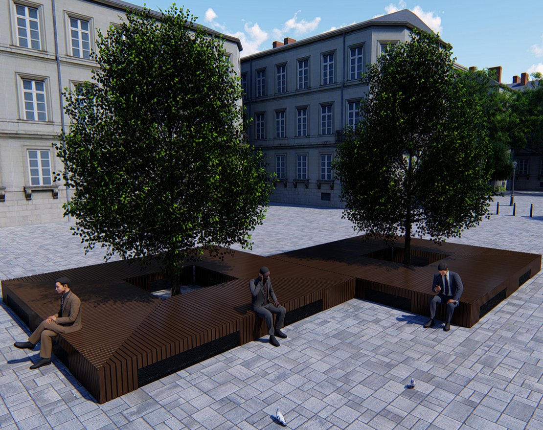 Парковый диван 77139 - вид 4