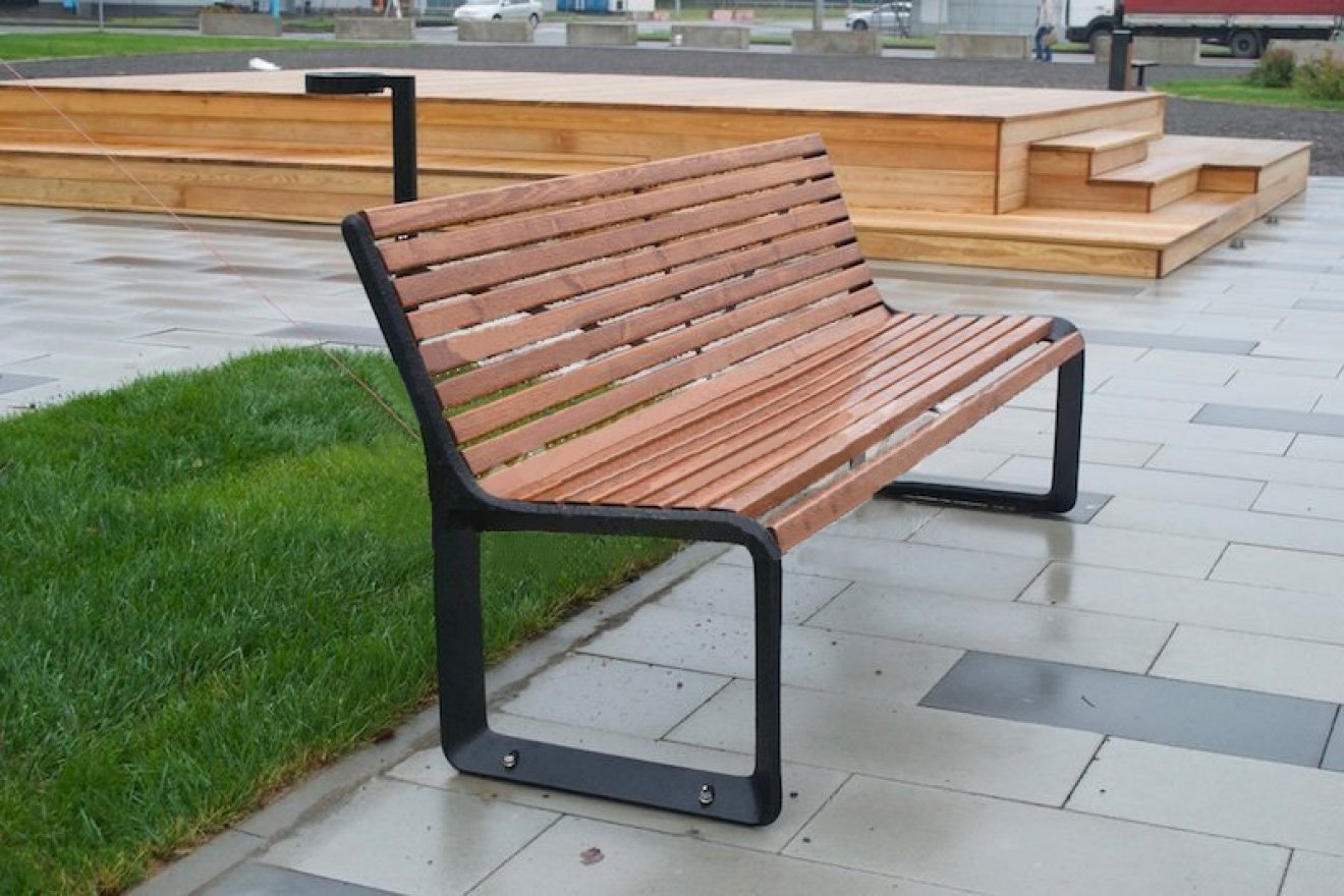 Скамейка чугунная Краков 0.6 м - вид 3